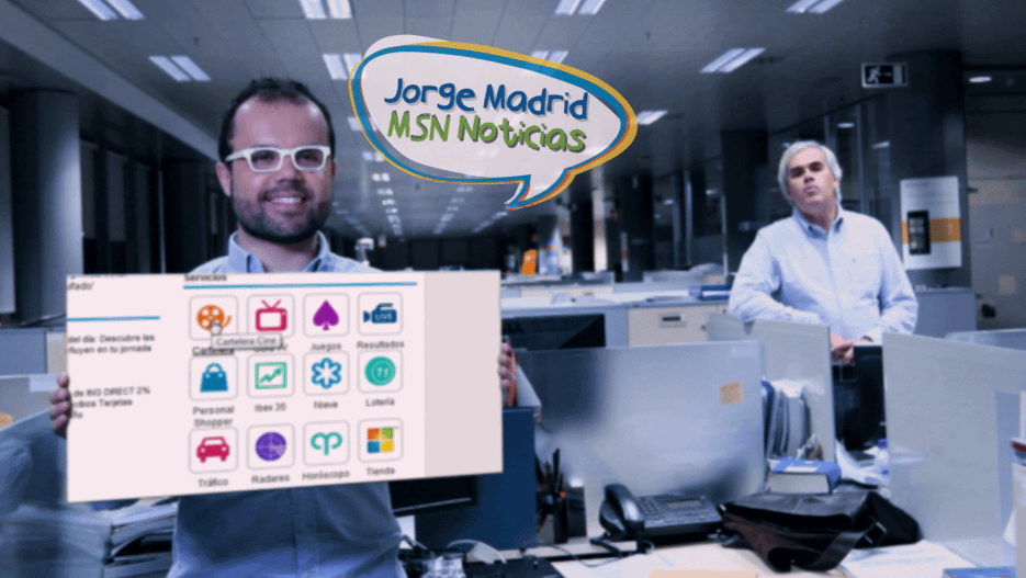 Microsoft MSN vfx rodaje 3D COMPOSICION VISUAL LOOP