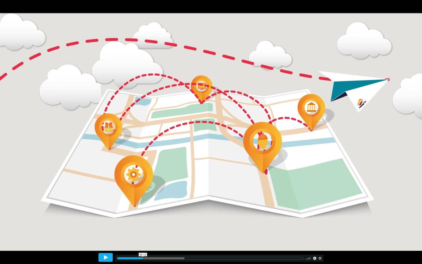 Repsol EP Motion graphics visual loop animacion