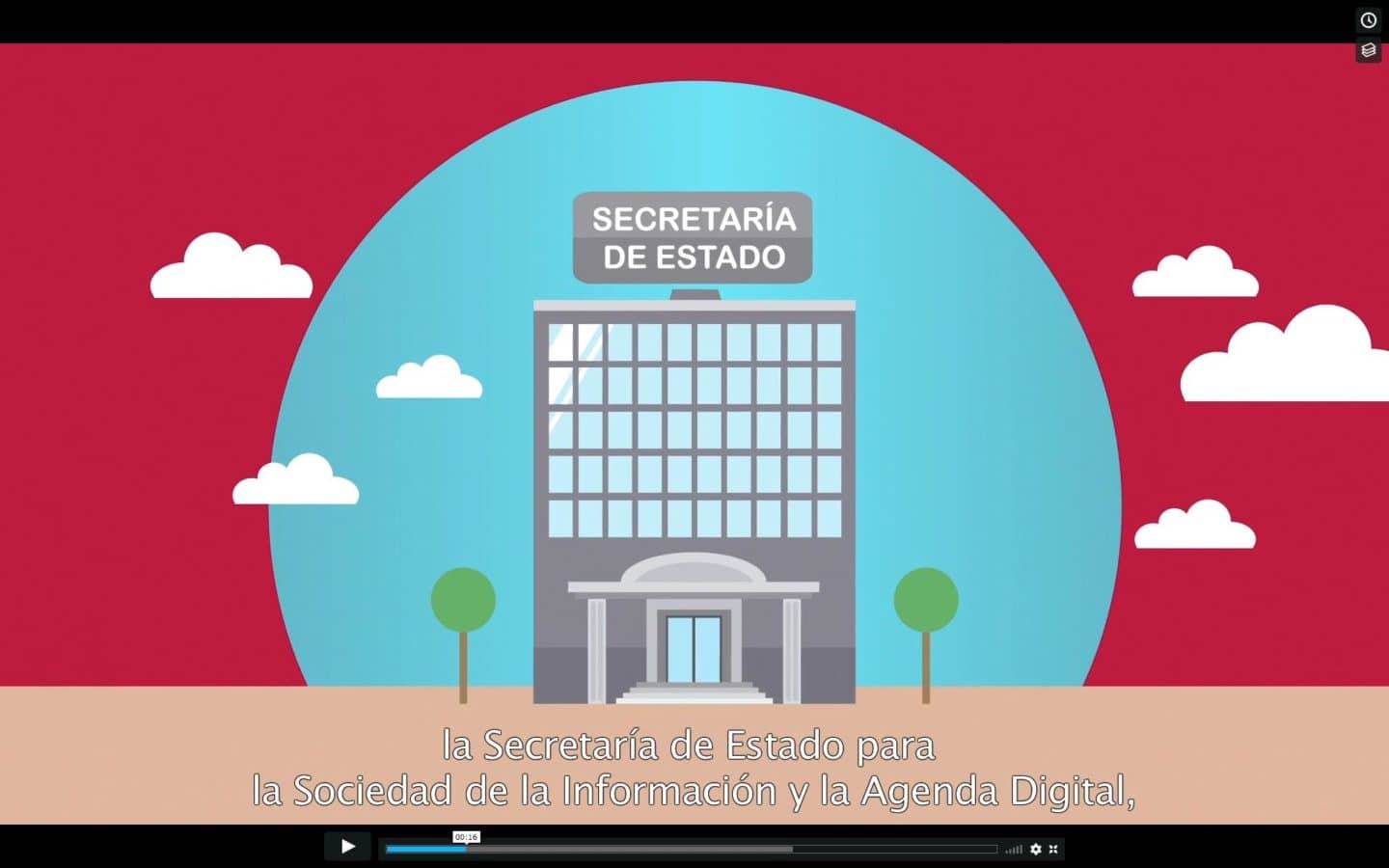 Derechos Digitales Ministerio Motion Graphics visual loop