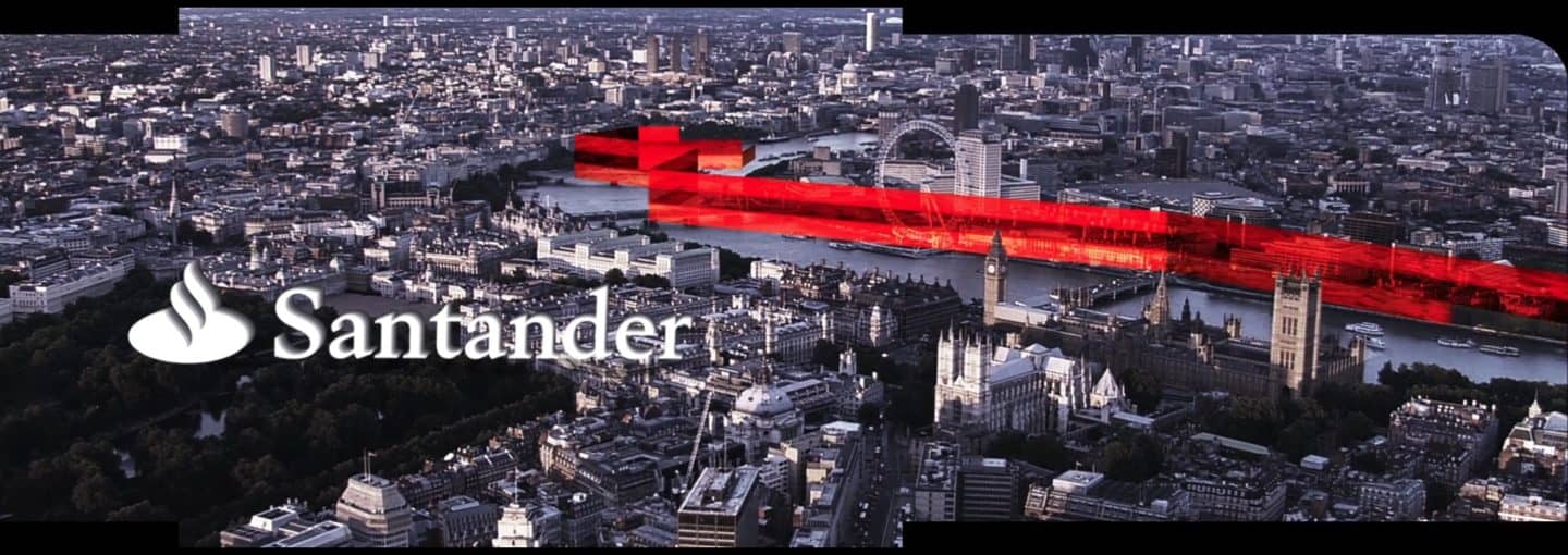 Investor Day banco santander motion vfx mapping visual loop